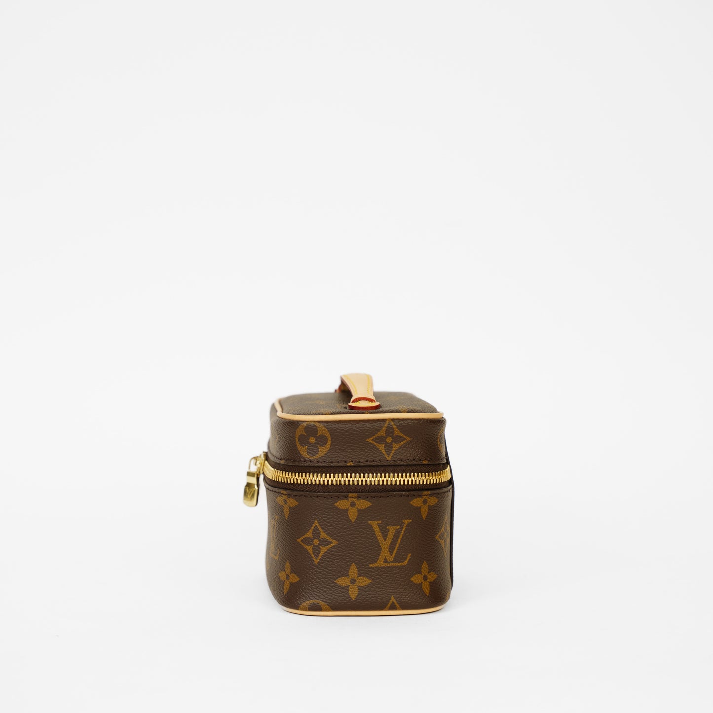 Louis Vuitton Nano Nice Monogram Canvas Cosmetic Makeup Bag 061125B1