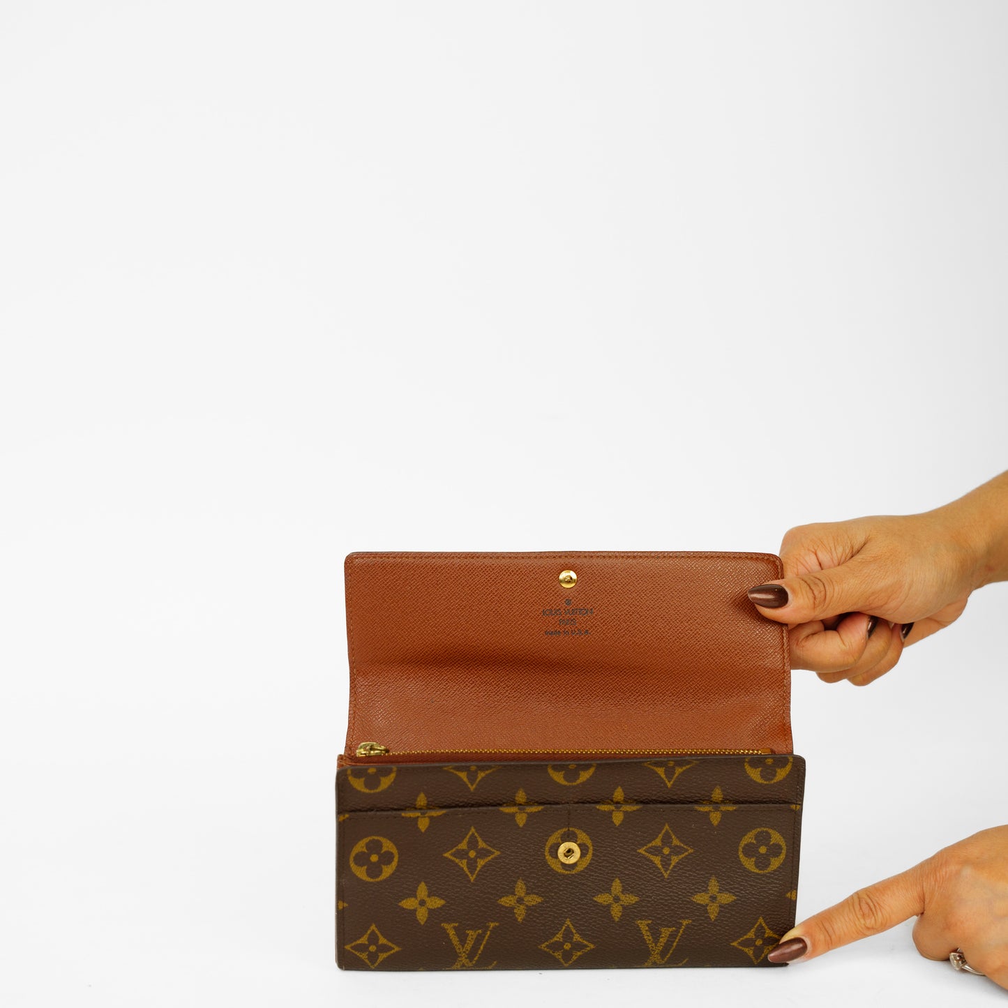 Louis Vuitton Vintage Wallet in Monogram Canvas 061125B11