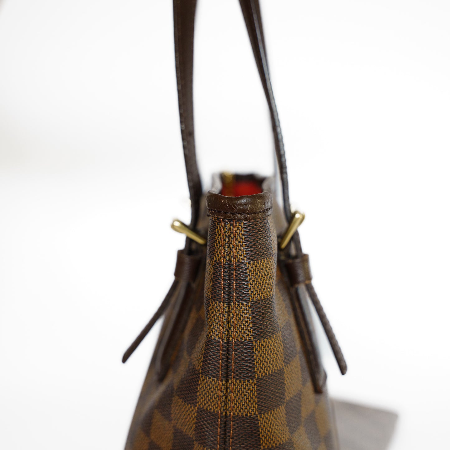 Louis Vuitton Bucket Bag and Pouch in Damier Ebene Canvas 131125B13