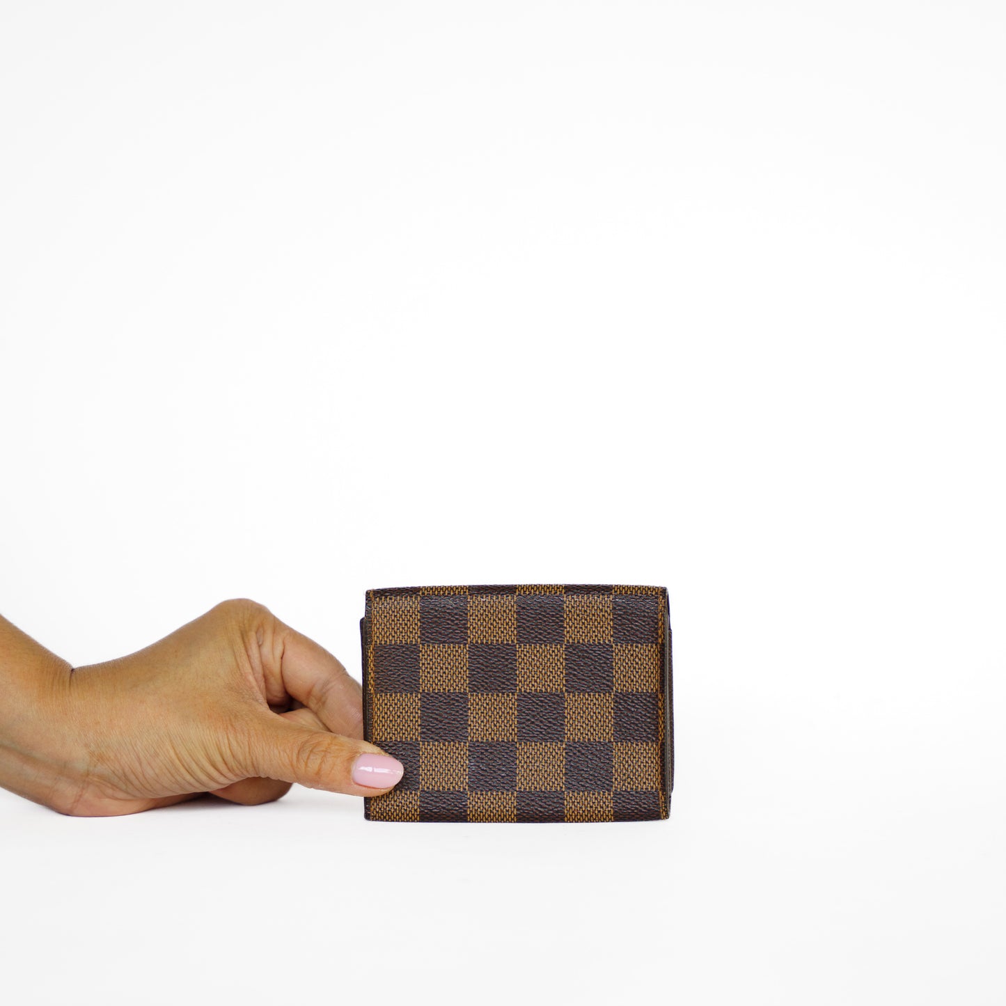 Louis Vuitton Card Holder Business Card Holder in Damier Ebene Canvas 131125B242