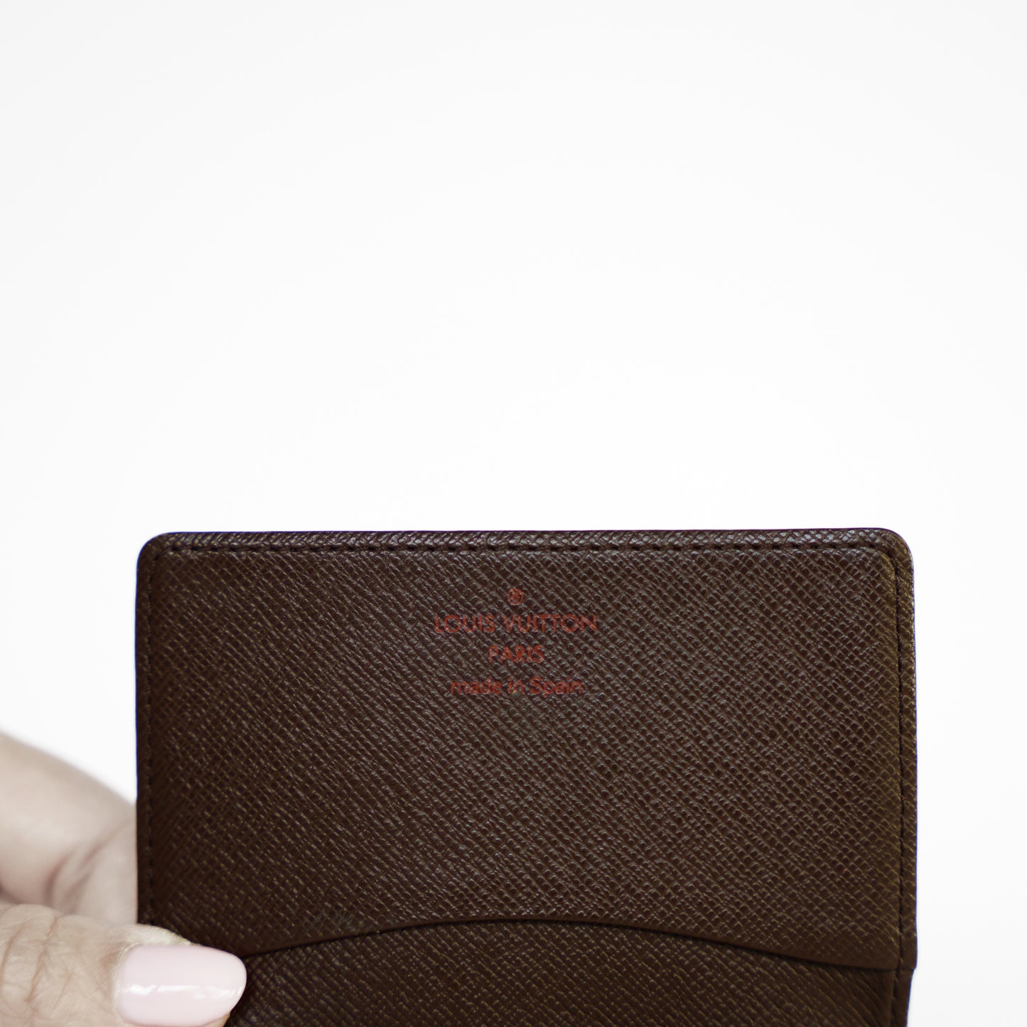 Louis Vuitton Card Holder Business Card Holder in Damier Ebene Canvas 131125B242