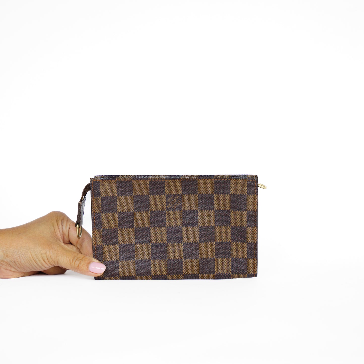 Louis Vuitton Bucket Pouch in Damier Ebene Canvas 131125B278