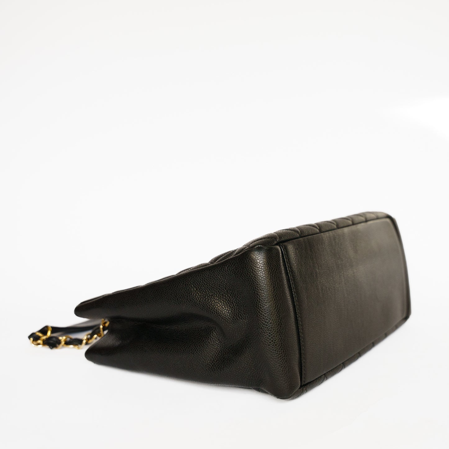 Chanel GST in Black Caviar Leather in Gold Hardware Grand Shopping Tote 131125B6