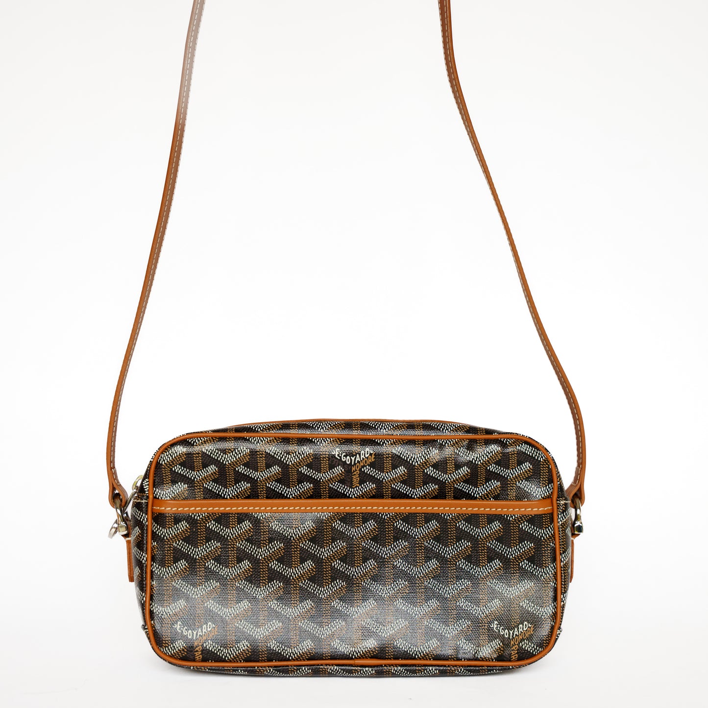 Goyard Cap-Vert PM Black and Tan Bag 131125B9