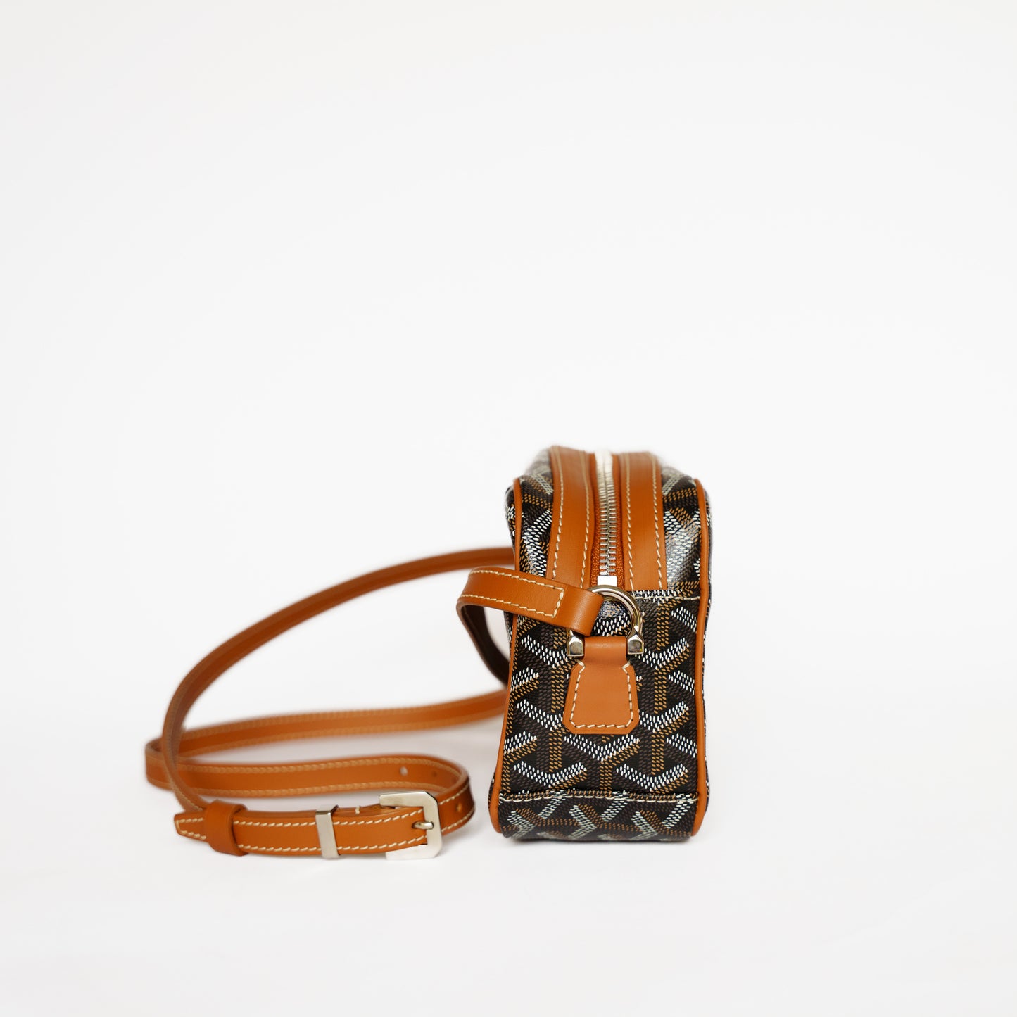 Goyard Cap-Vert PM Black and Tan Bag 131125B9