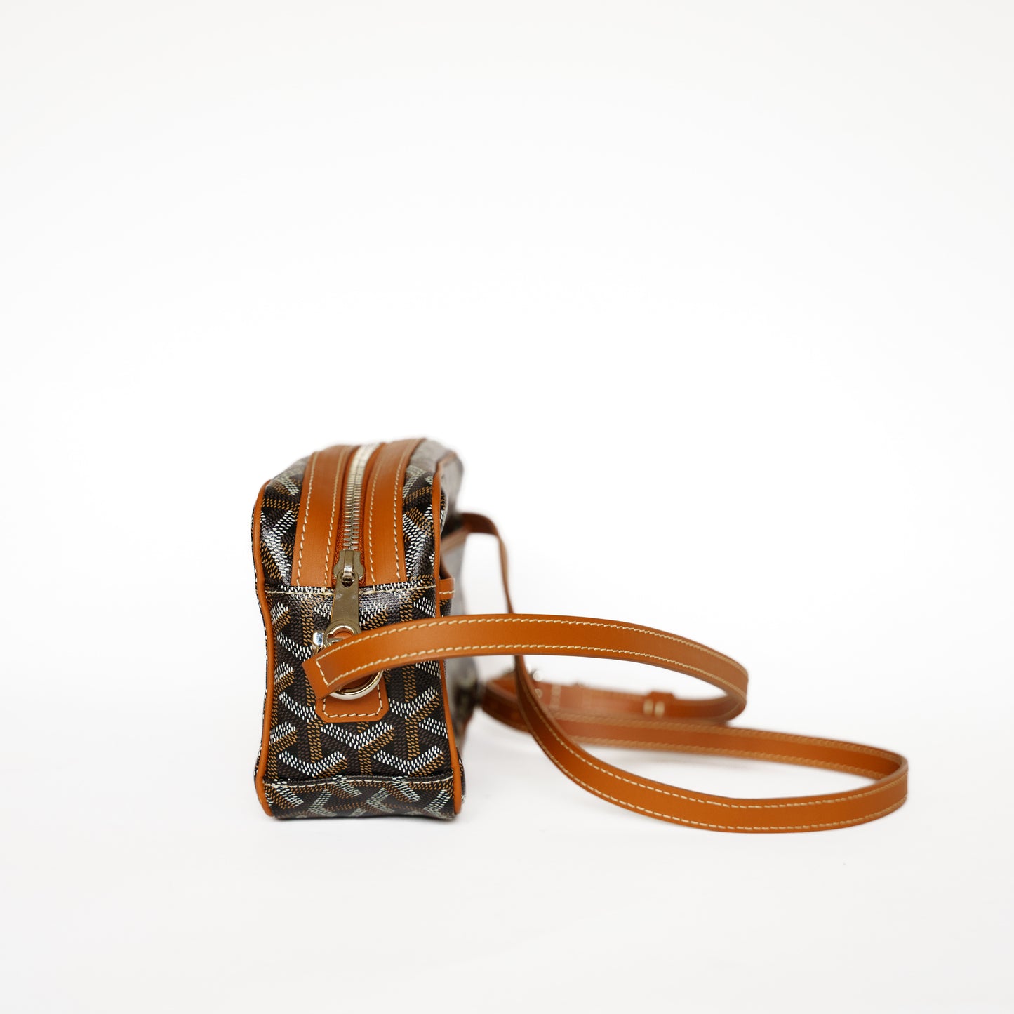 Goyard Cap-Vert PM Black and Tan Bag 131125B9