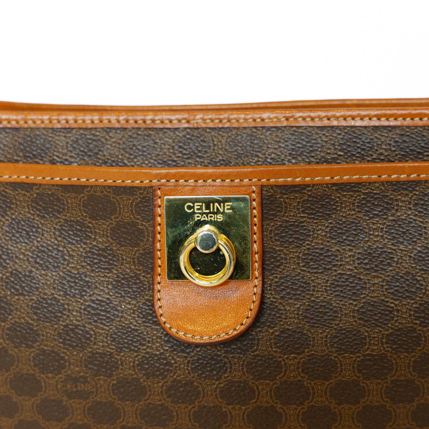 Celine Brown Macadam Toiletry Pouch