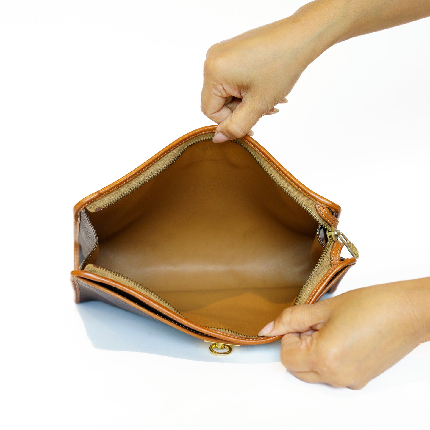 Celine Brown Macadam Toiletry Pouch