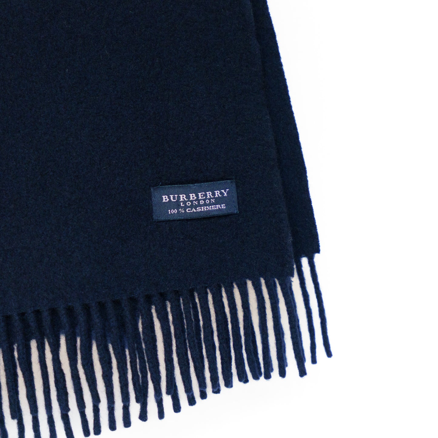 Burberry Plain Navy Scarf No.5
