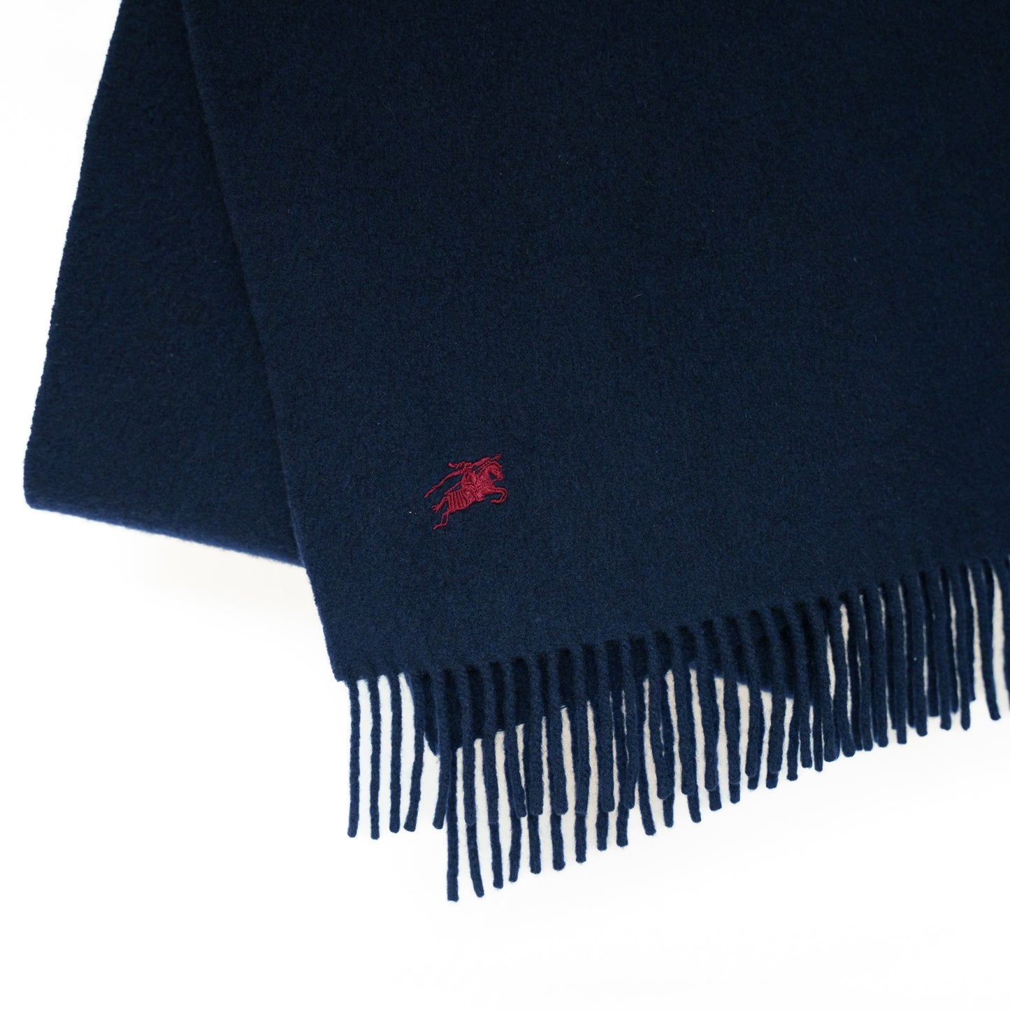 Burberry Plain Navy Scarf No.5