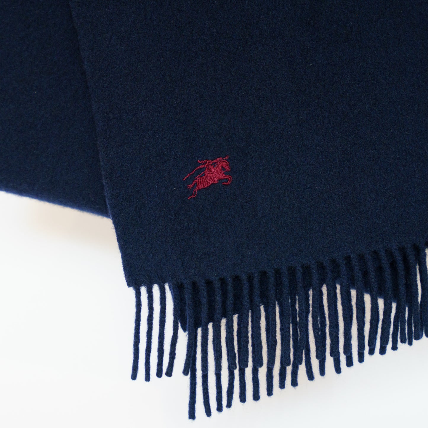 Burberry Plain Navy Scarf No.5