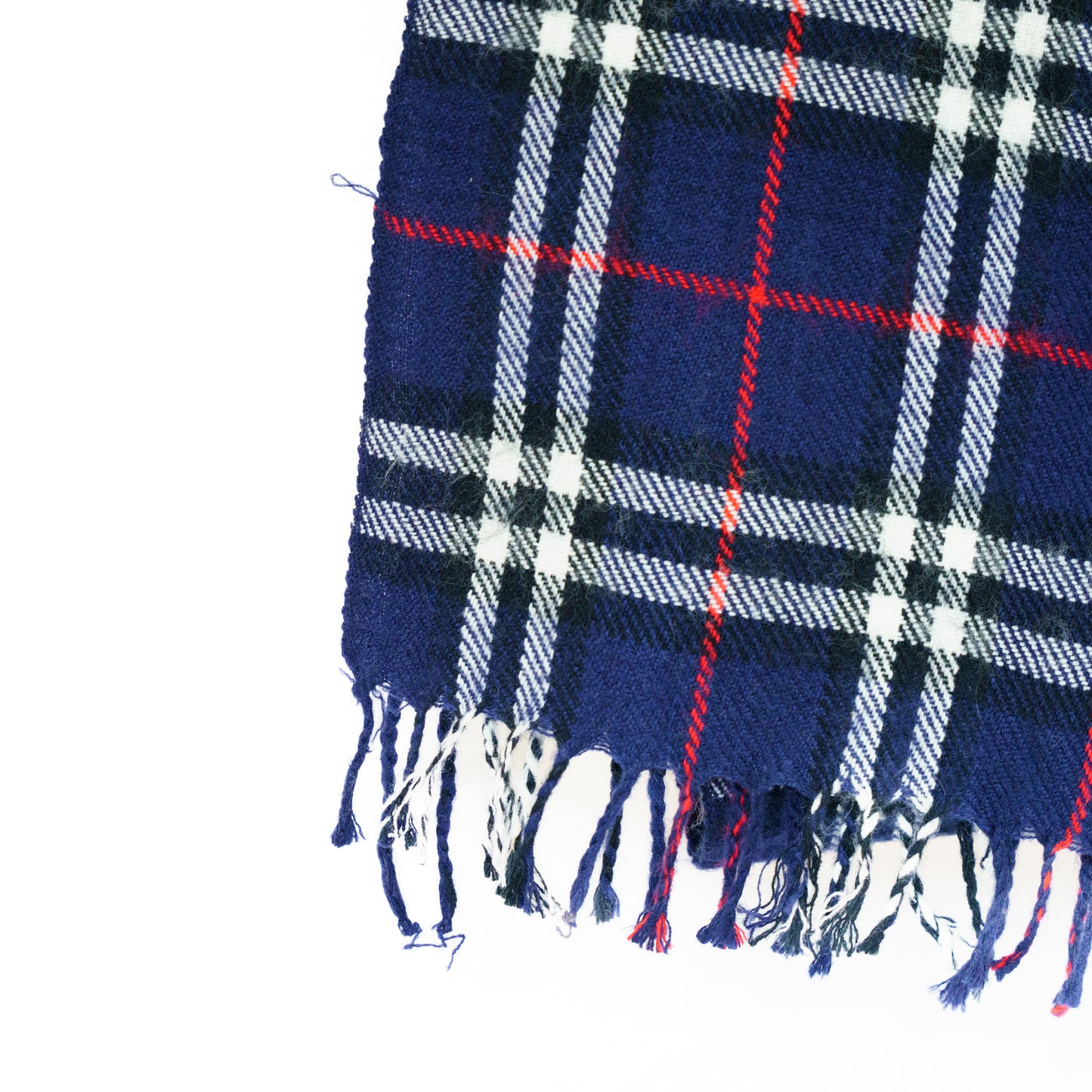 Burberry Dark Blue Check Scarf No.4