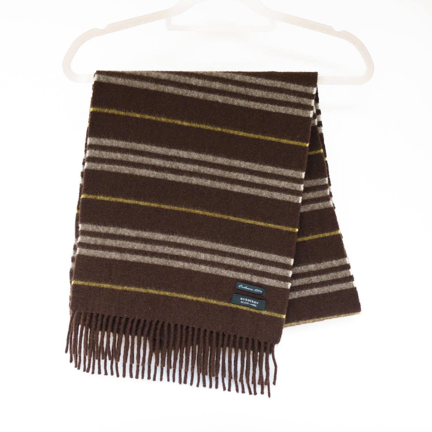 Burberry Brown Scarf in Chocolate Brown