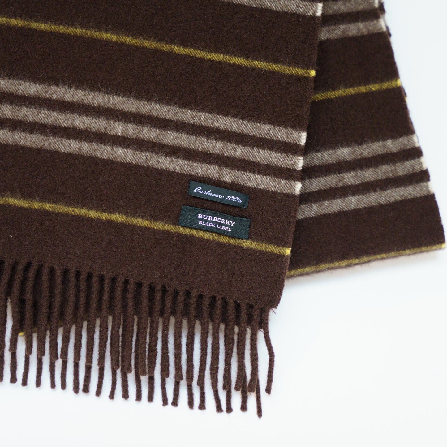 Burberry Brown Scarf in Chocolate Brown