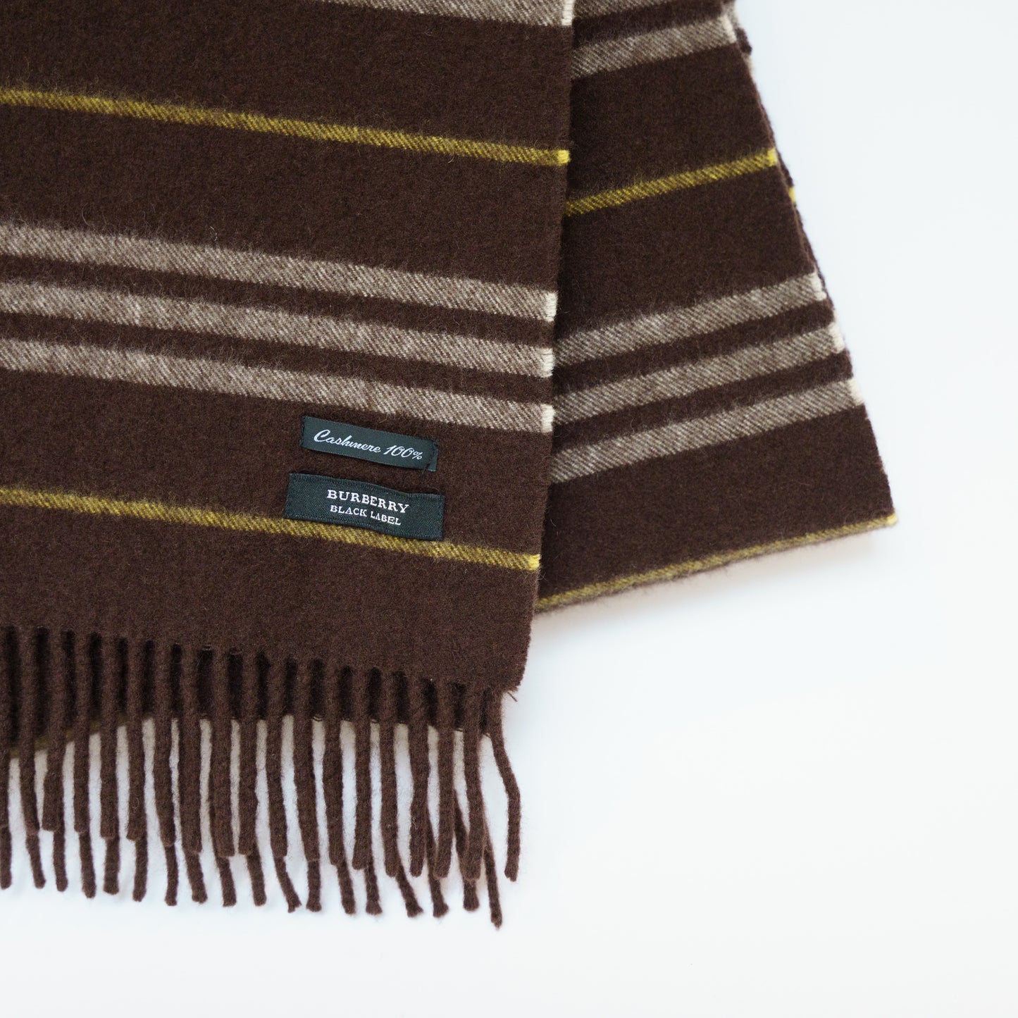 Burberry Brown Scarf in Chocolate Brown