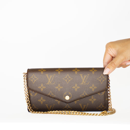 Louis Vuitton 2019 Sarah Wallet in Monogram Canvas CA4119