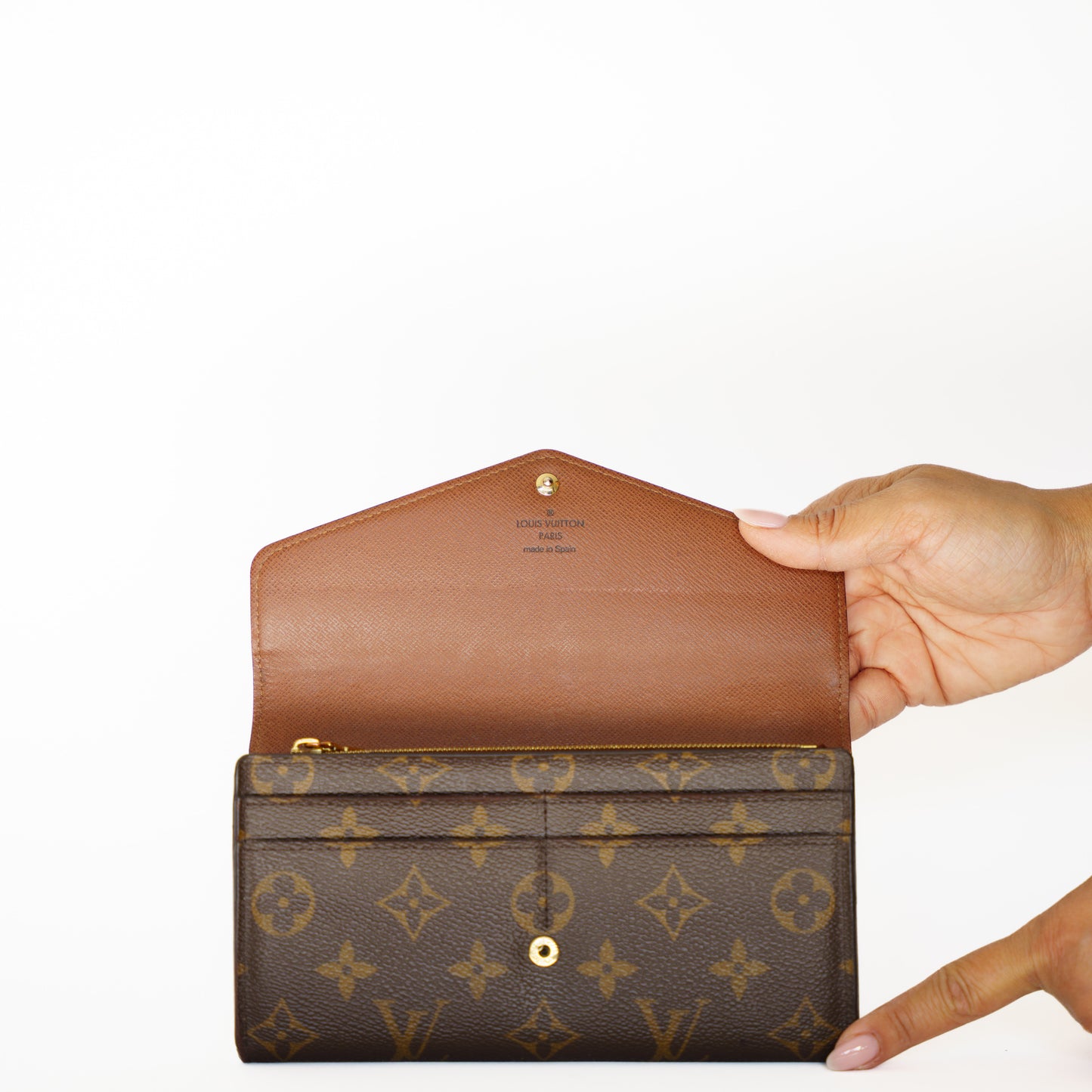 Louis Vuitton 2019 Sarah Wallet in Monogram Canvas CA4119