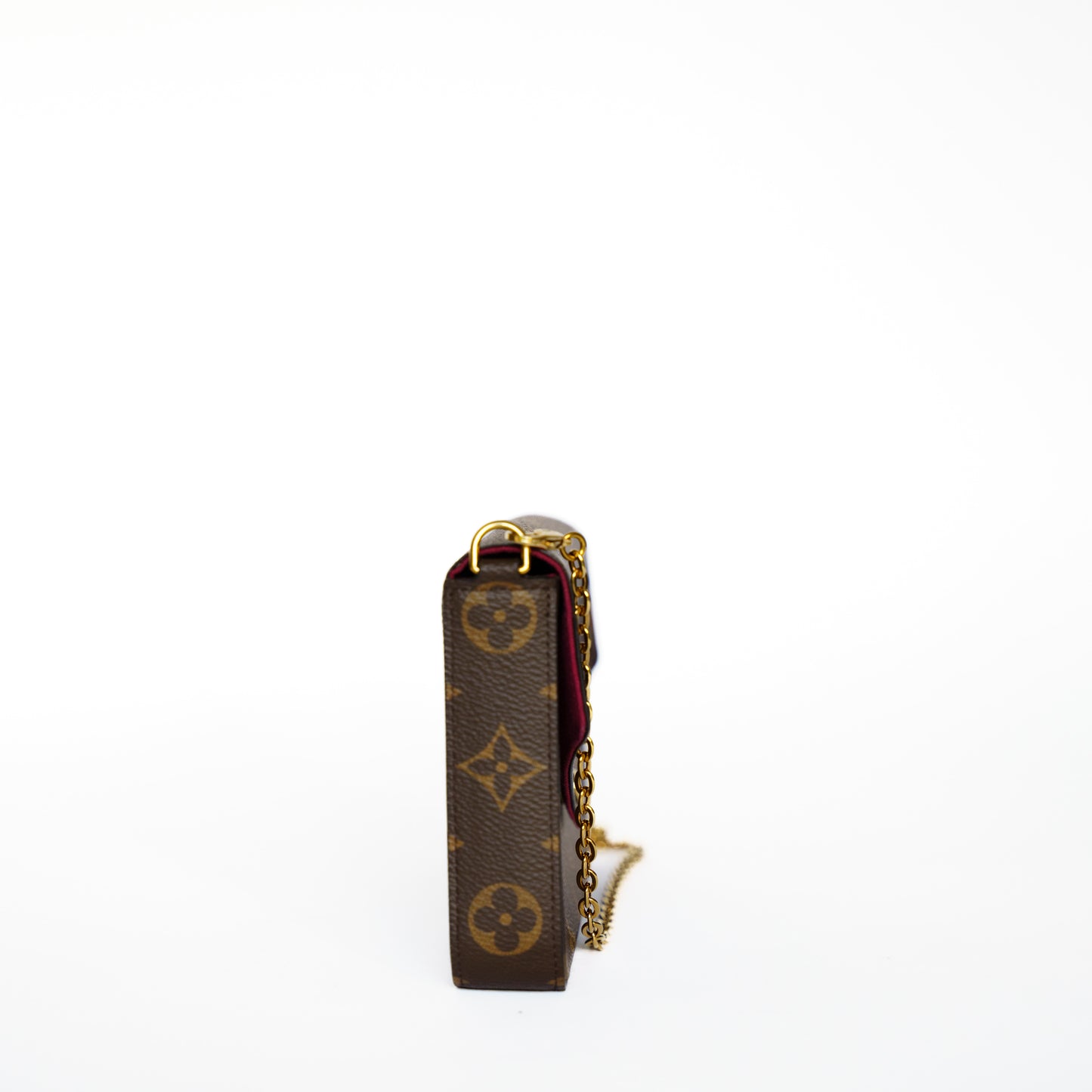 Louis Vuitton 2019 Monogram Pochette Felicie Wallet on Chain Bag NZ4129