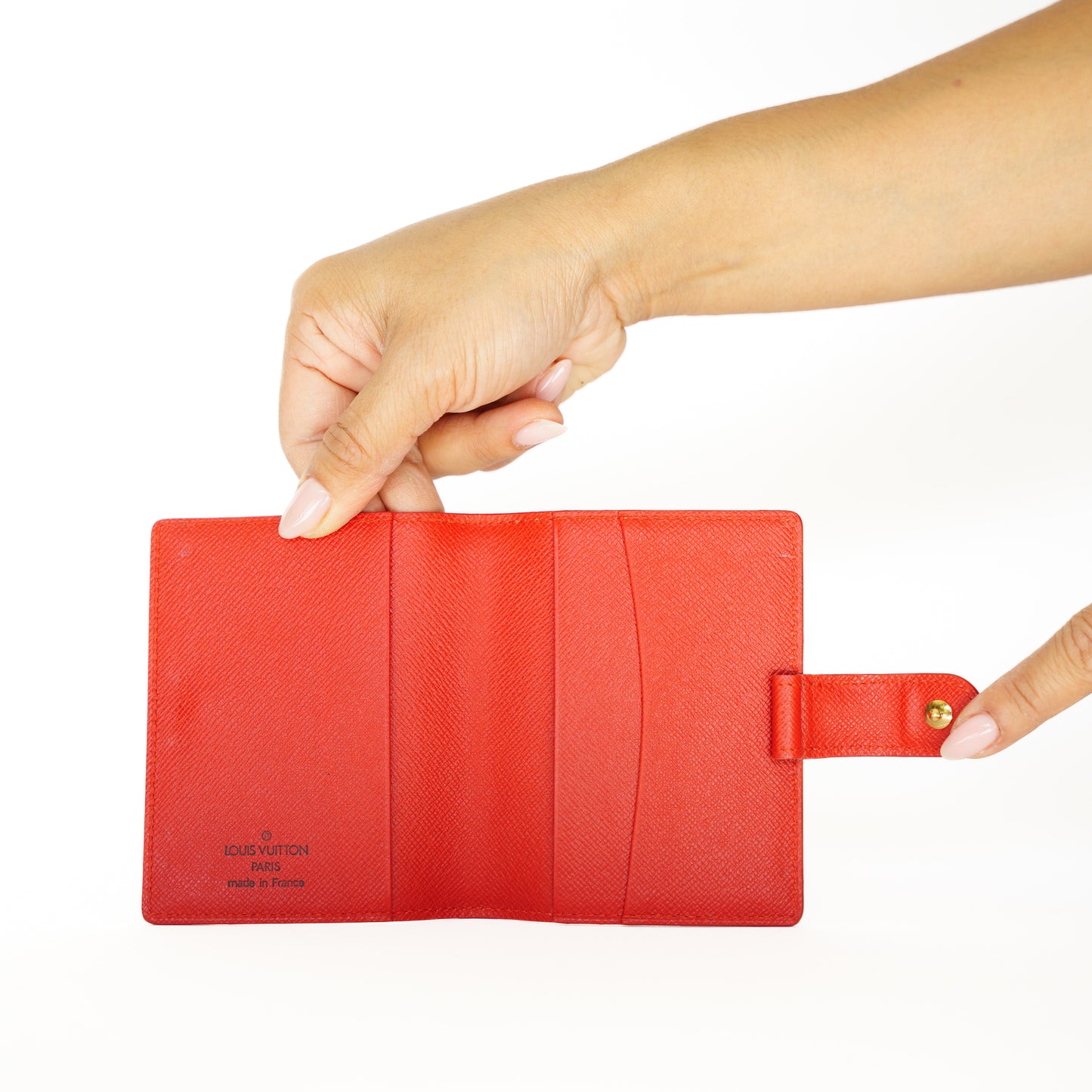 Louis Vuitton Red Epi Card Holder in Red 221025B94