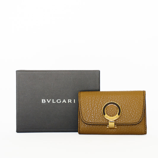 Bvlgari 6 Key Holder in Mustard