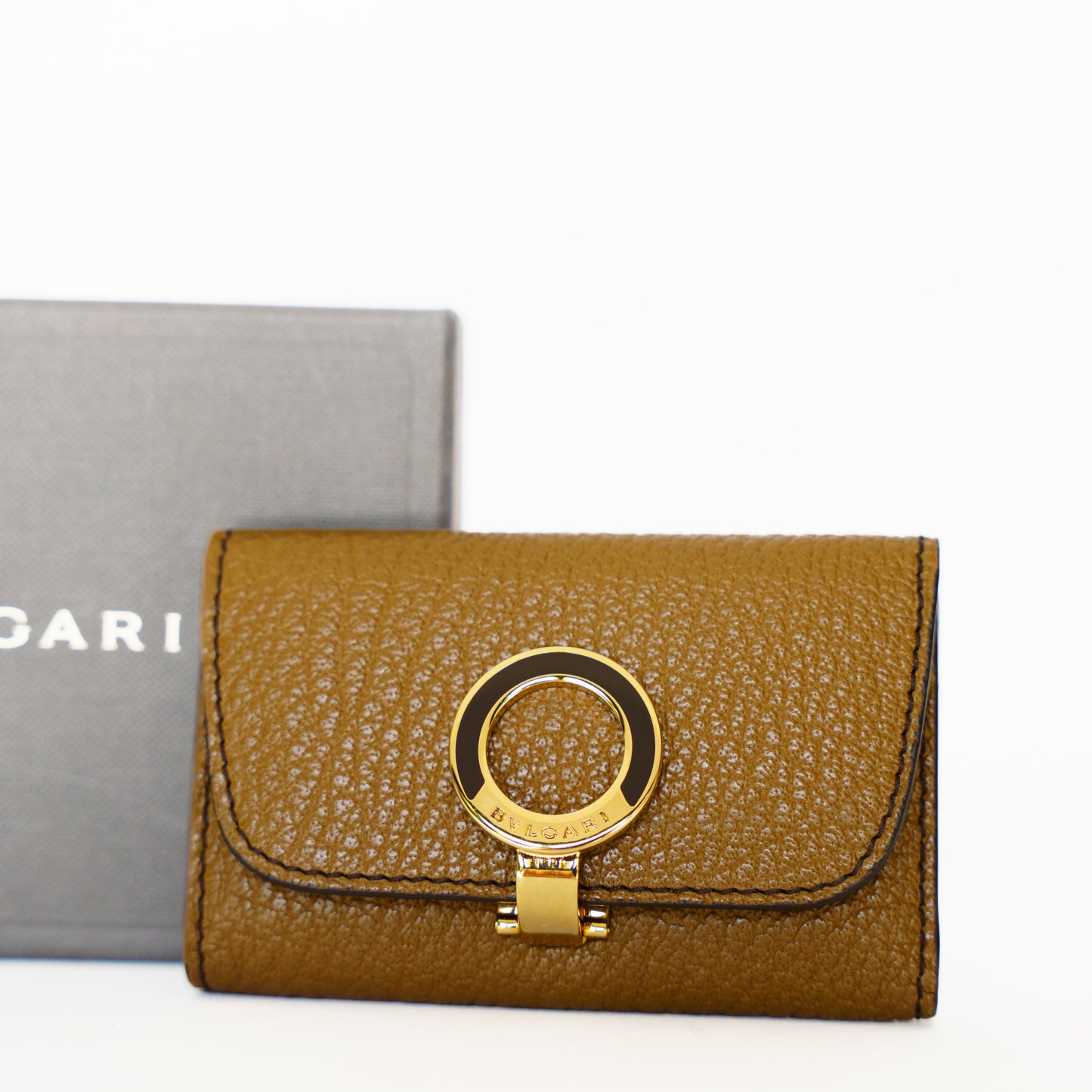 Bvlgari 6 Key Holder in Mustard