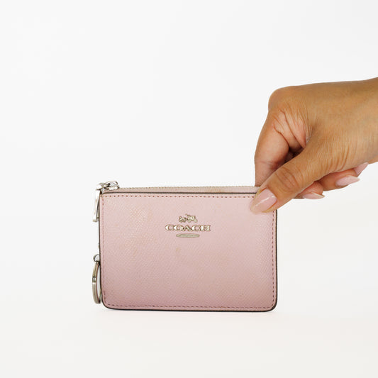 Coach Card Holder in Pink
