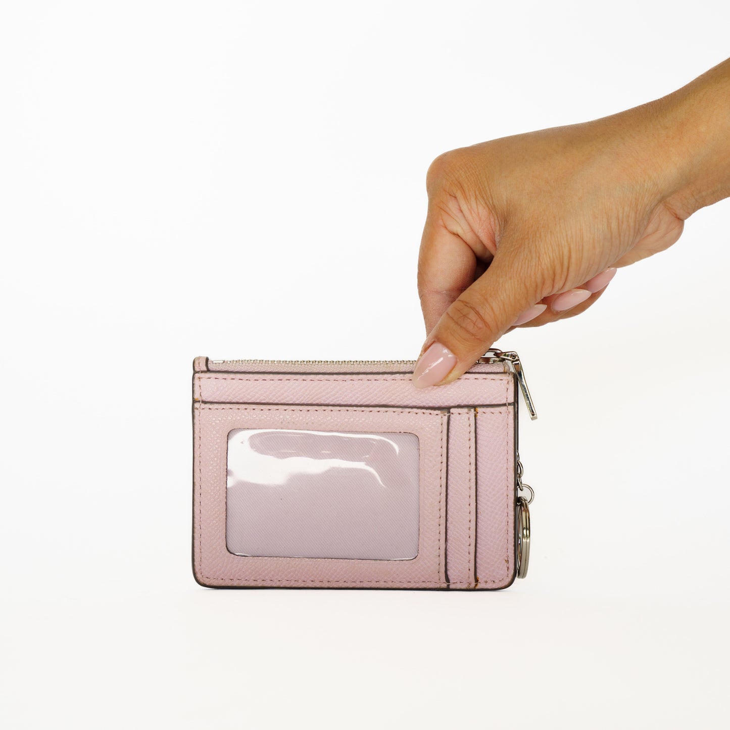 Coach Card Holder in Pink