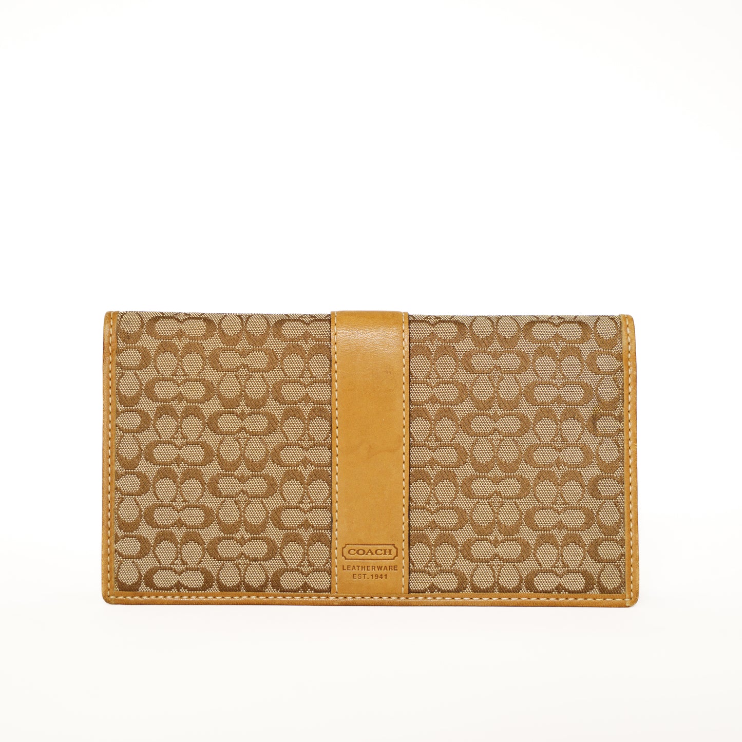 Coach Bifold Long Wallet in Light Brown