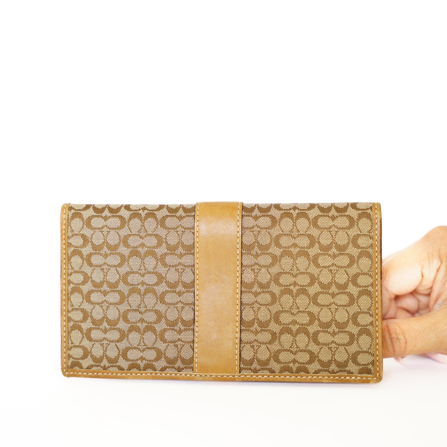 Coach Bifold Long Wallet in Light Brown