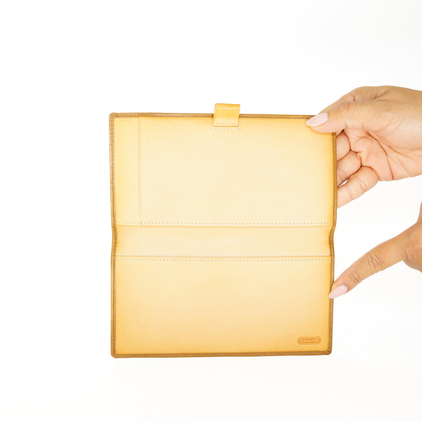 Coach Bifold Long Wallet in Light Brown