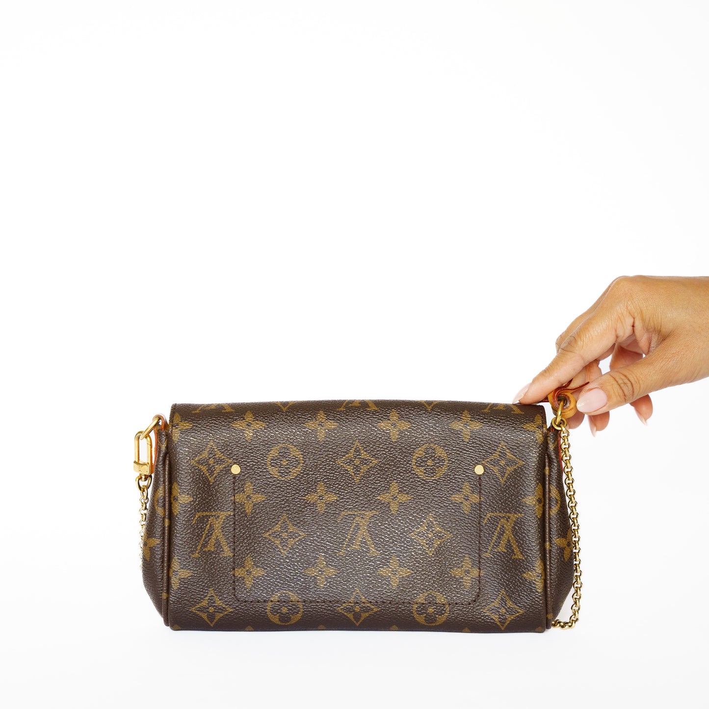 Louis Vuitton 2015 Monogram Favorite PM Clutch Chain Crossbody Bag SA1135
