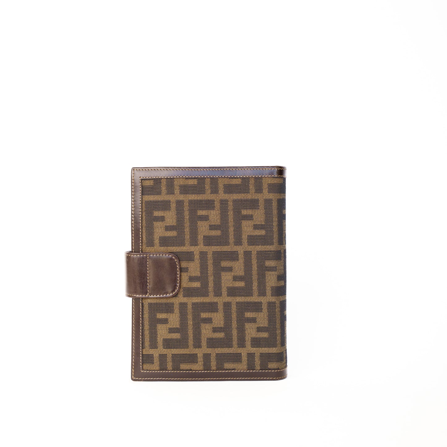 Fendi Agenda Planner Cover Medium in Brown Zucca Print 290126B10