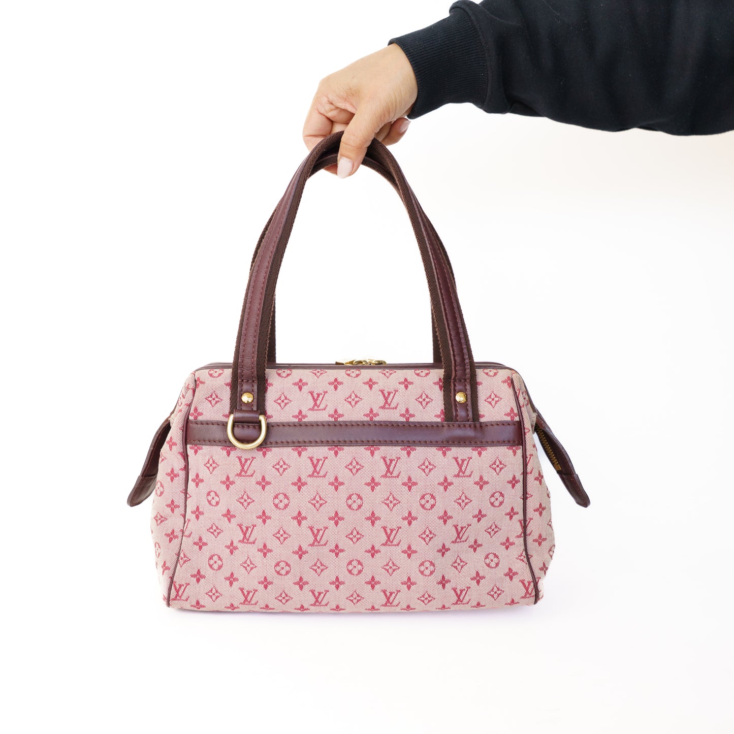 Louis Vuitton Josephine PM Mini Lin in Burgundy 290126B19