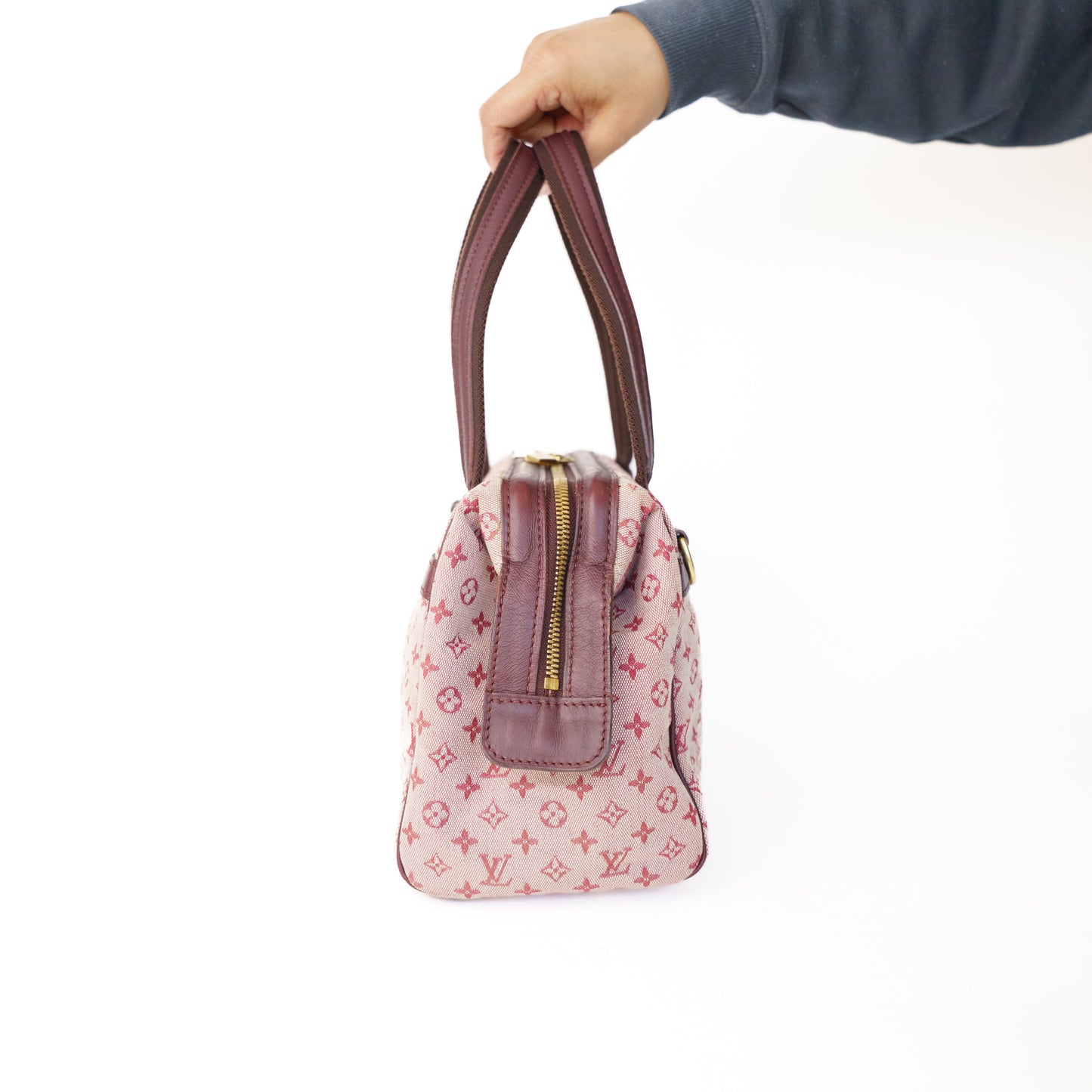 Louis Vuitton Josephine PM Mini Lin in Burgundy 290126B19