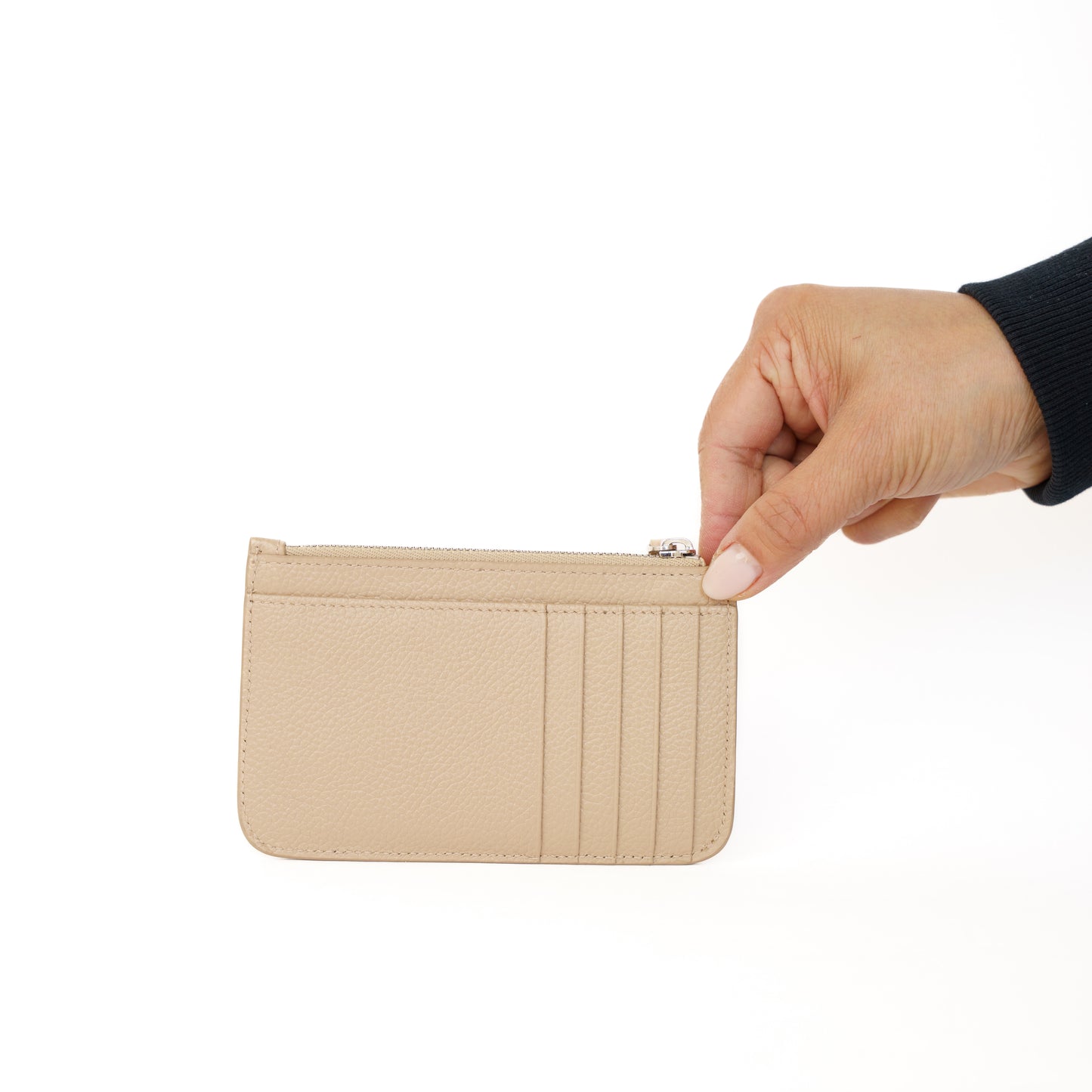 Balenciaga Zippered Card Coin Purse 290126B24