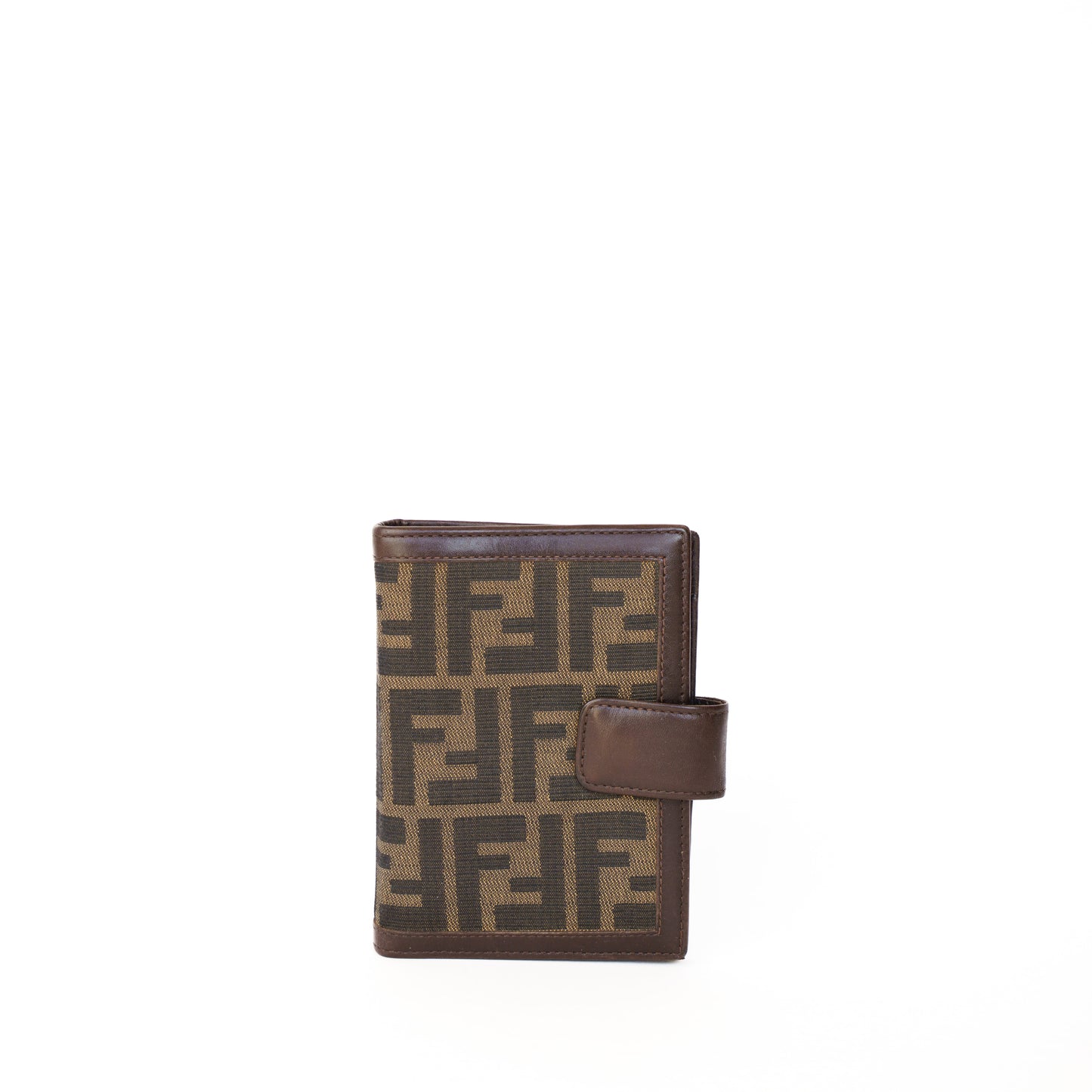 Fendi Small Agenda Cover Planner in Brown Zucca  290126B27