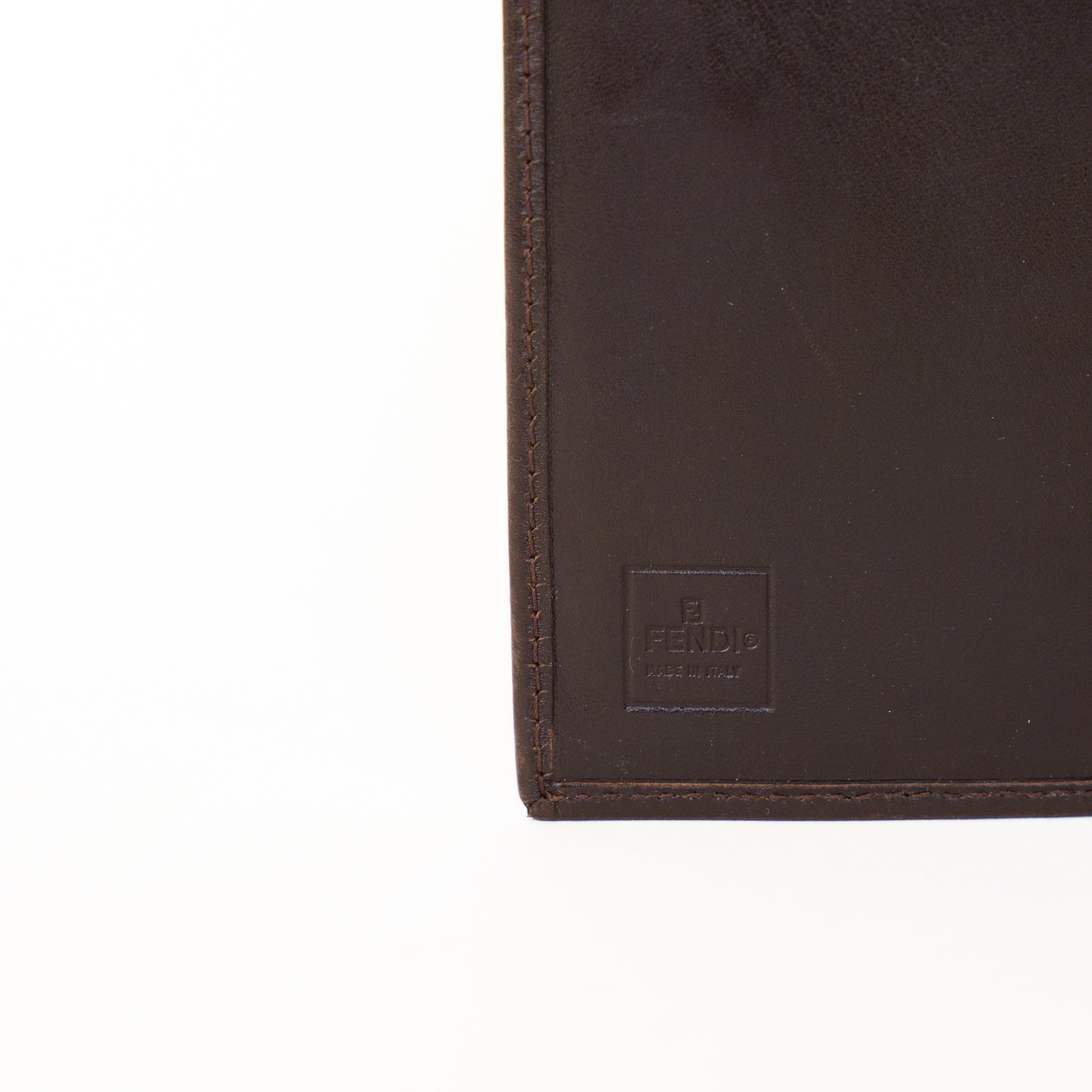 Fendi Small Agenda Cover Planner in Brown Zucca  290126B27