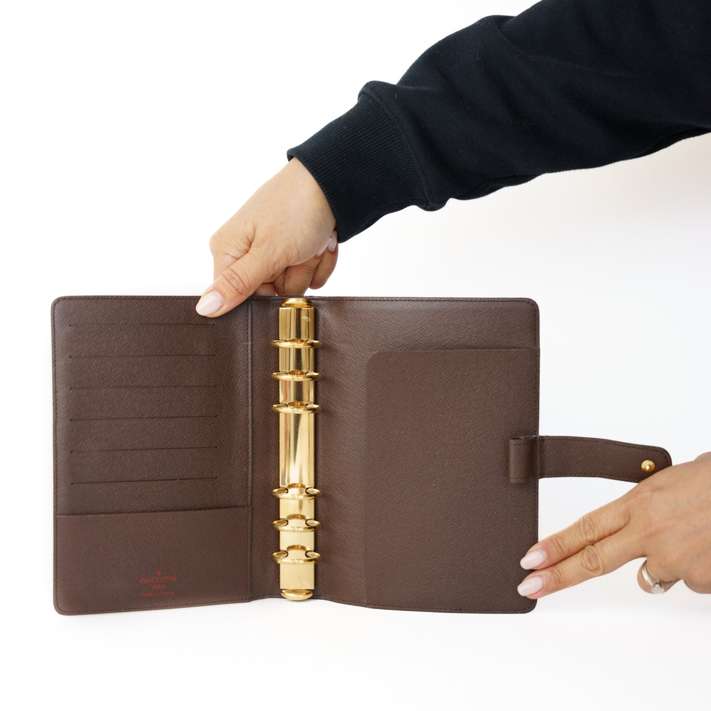 Louis Vuitton Agenda MM in Damier Ebene 290126B04