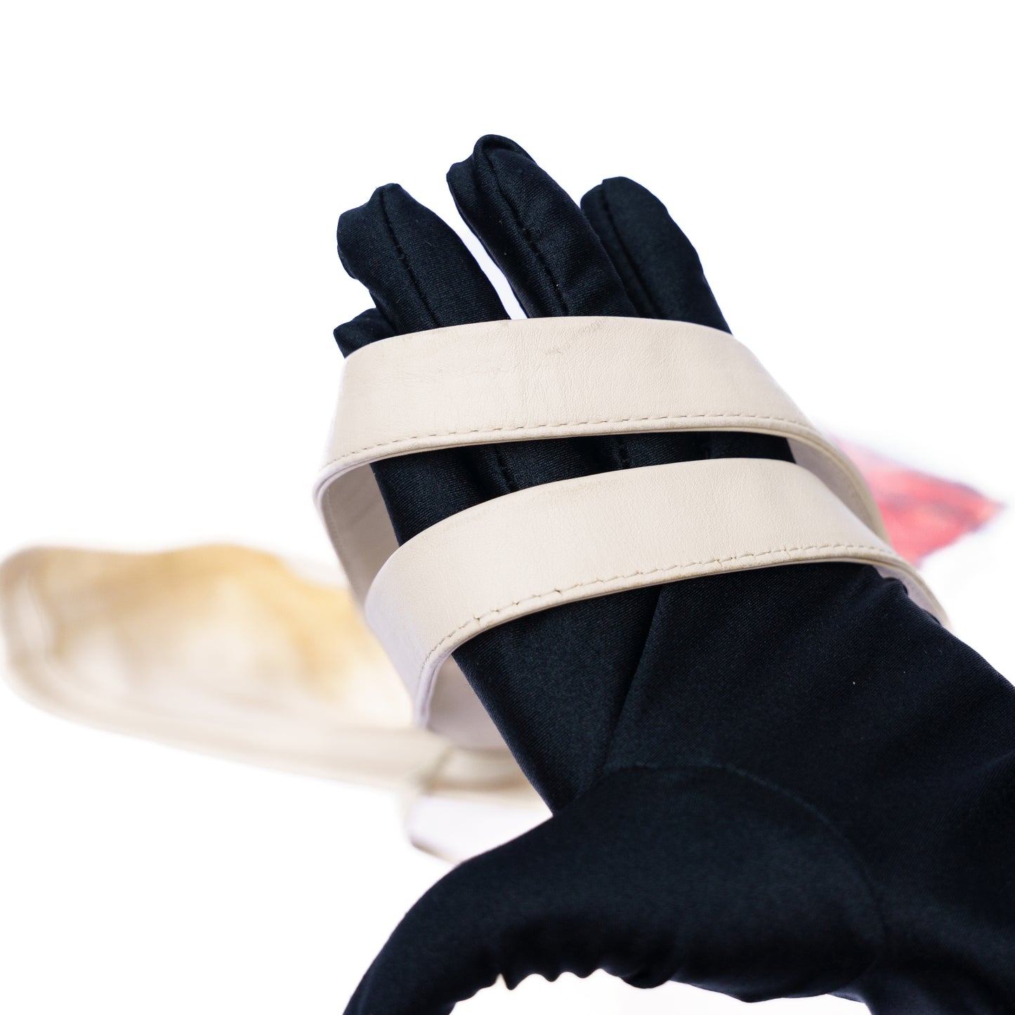 Chanel Karl Lagerfeld White Canvas Tote Bag