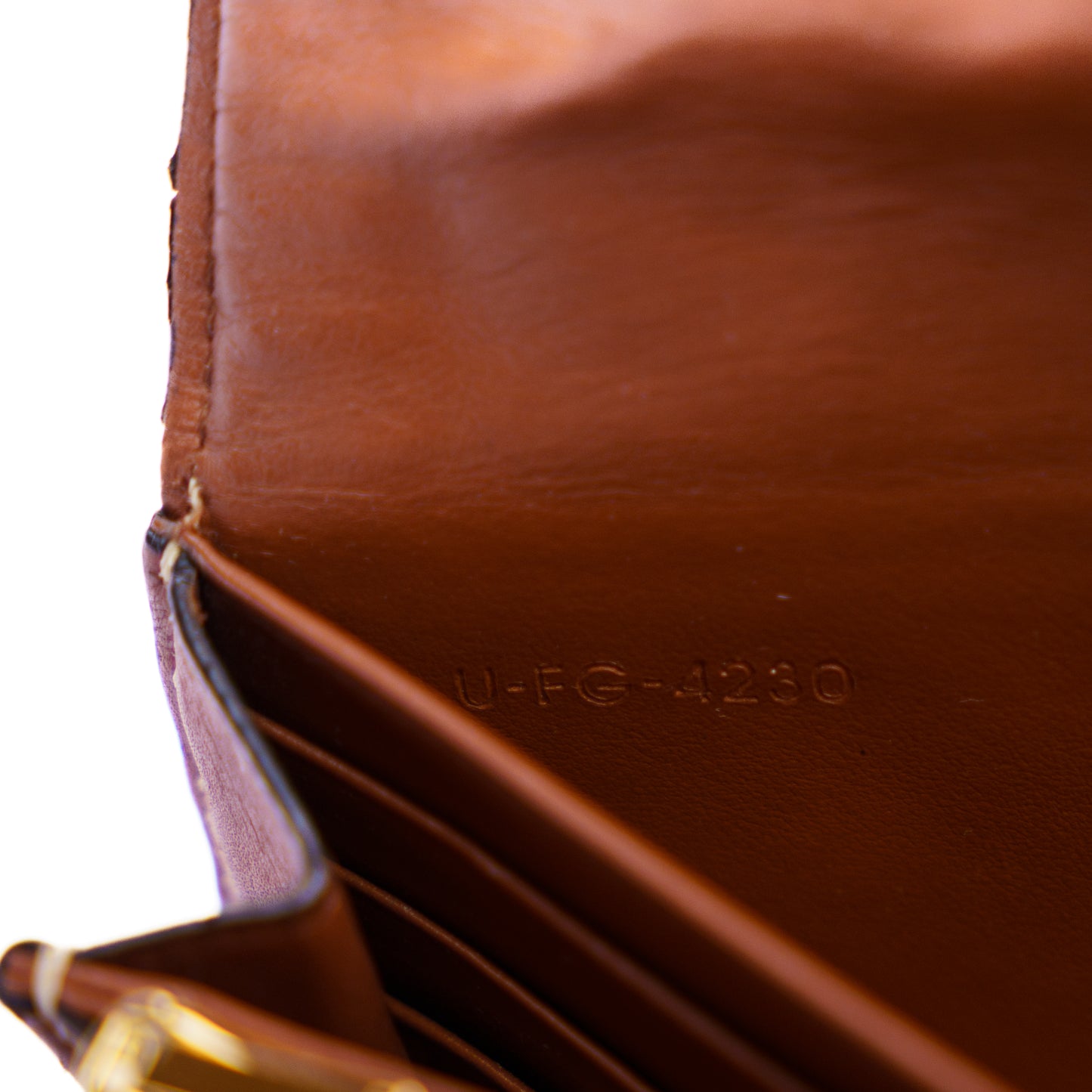 Celine Triomphe Long wallet in Natural Tan Textile