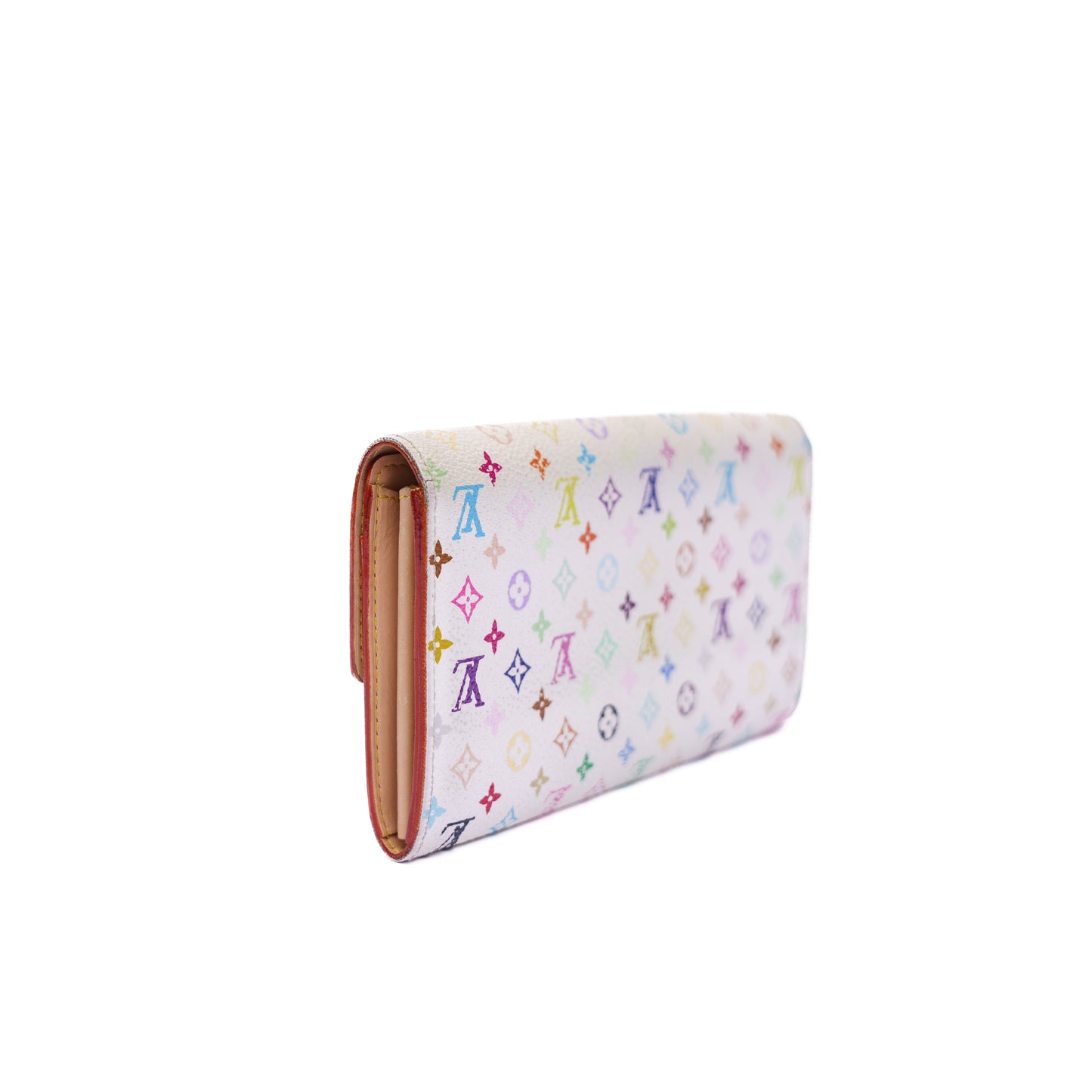 Louis Vuitton Sarah Wallet X Takashi Murakami White multicolor TH0074 260226BX09