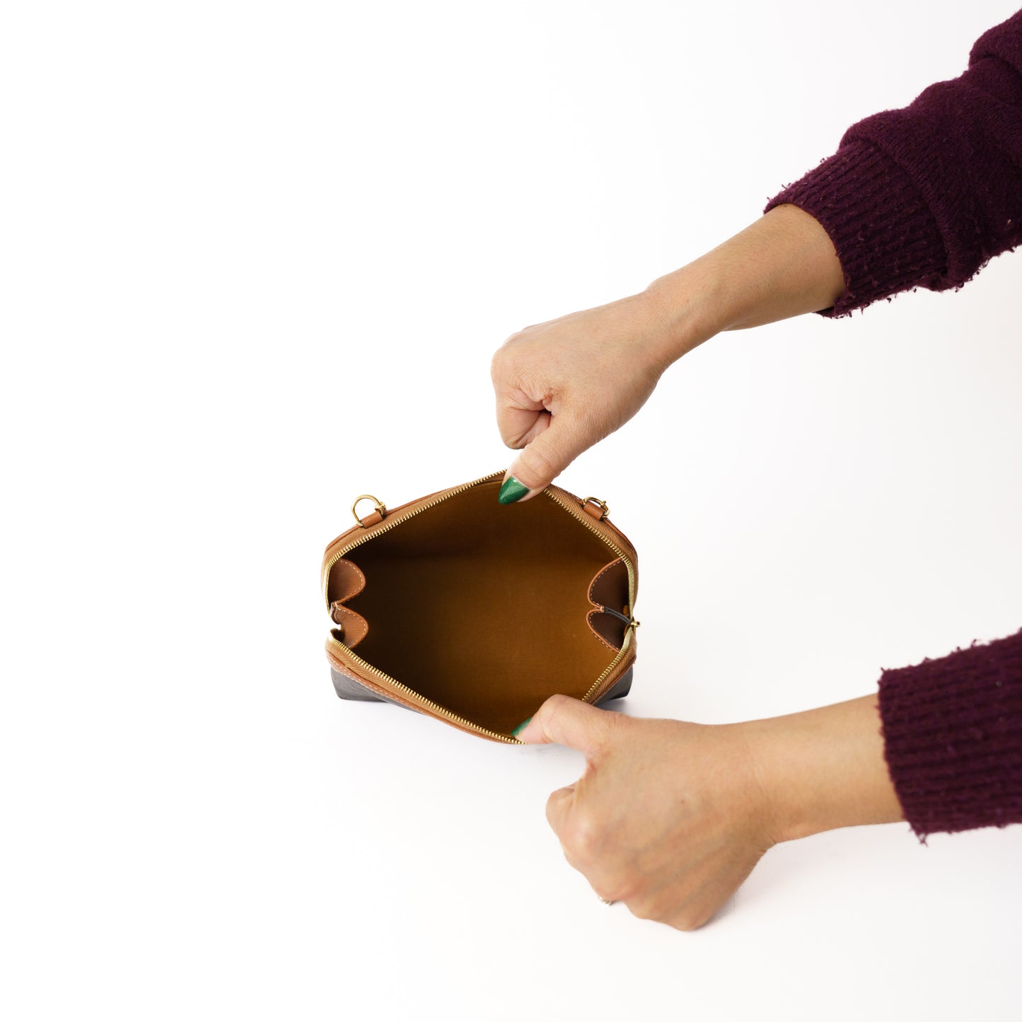 Celine Clutch on Chain in Triomphe Canvas and Lambskin Leather Bag 060125B17