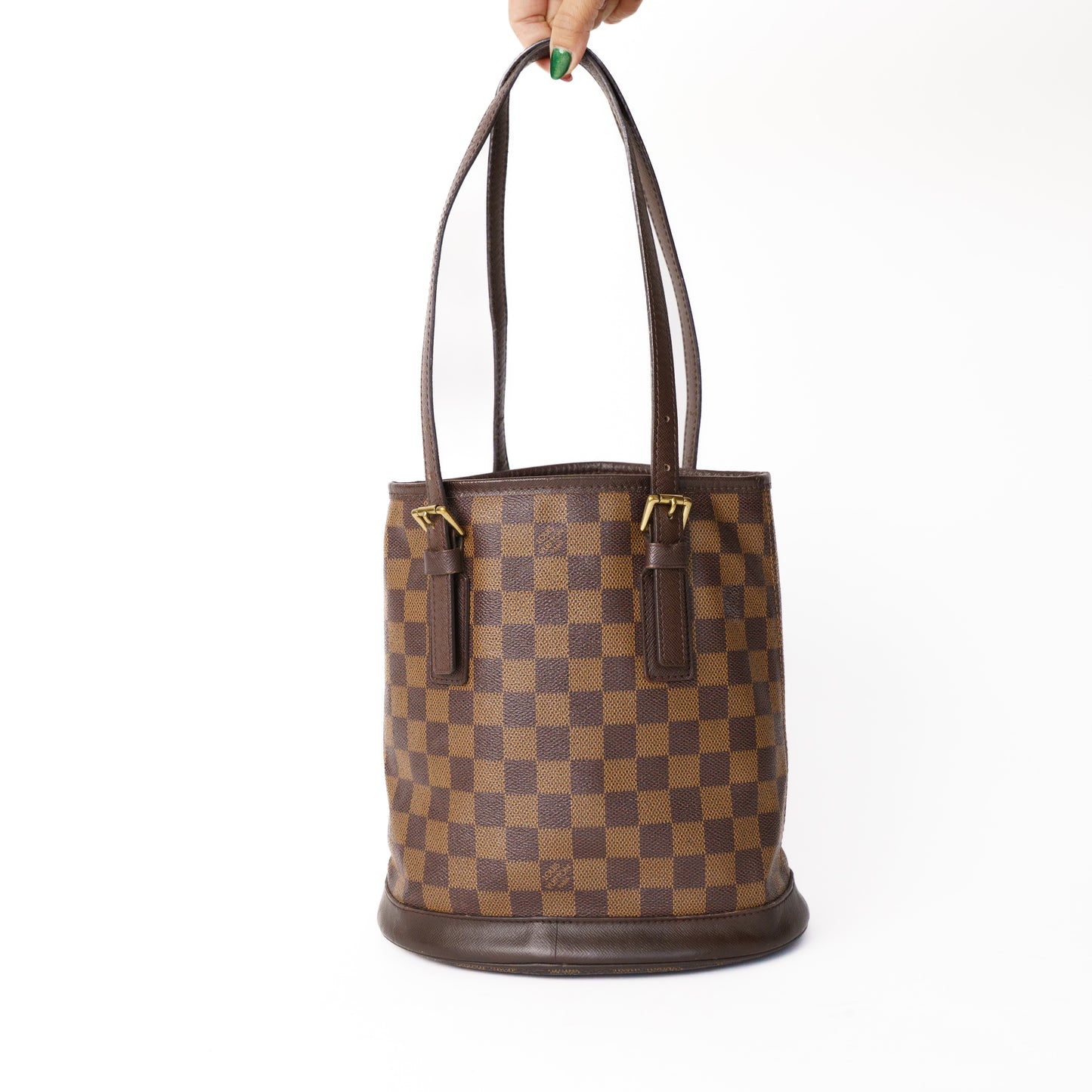 Louis Vuitton Bucket Bag PM in Damier Ebene 060125B09