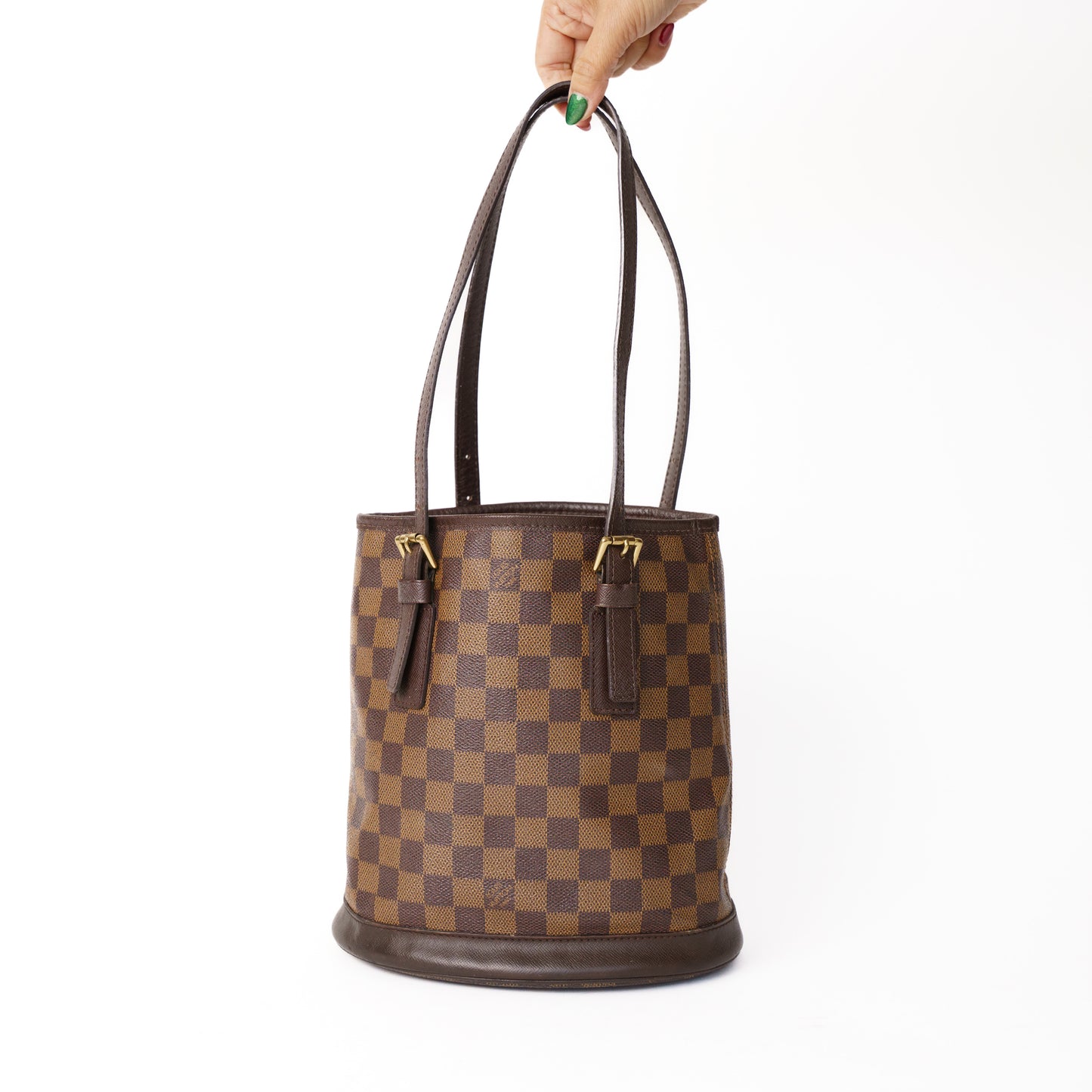 Louis Vuitton Bucket Bag PM in Damier Ebene 060125B09