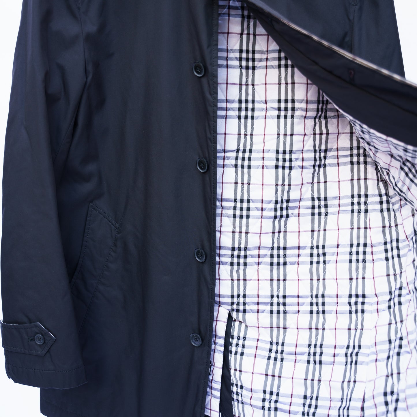 Burberry Mens Black Label Coat Medium