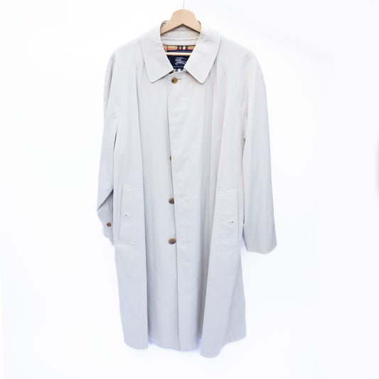 Burberry Single Breasted Trench Coat Mac Large / 16-18 #113