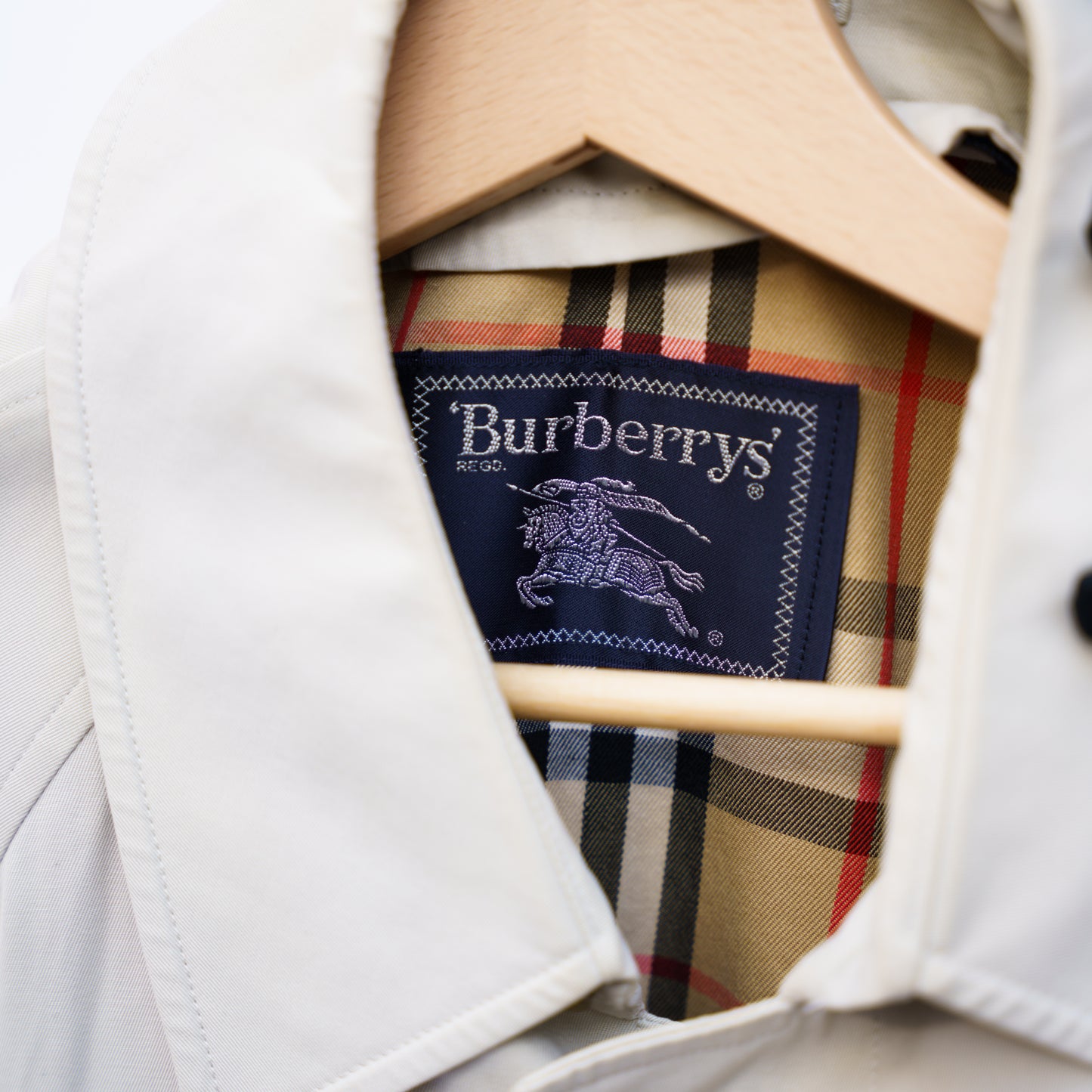 Burberry Single Breasted Trench Coat Mac Large / 16-18 #113