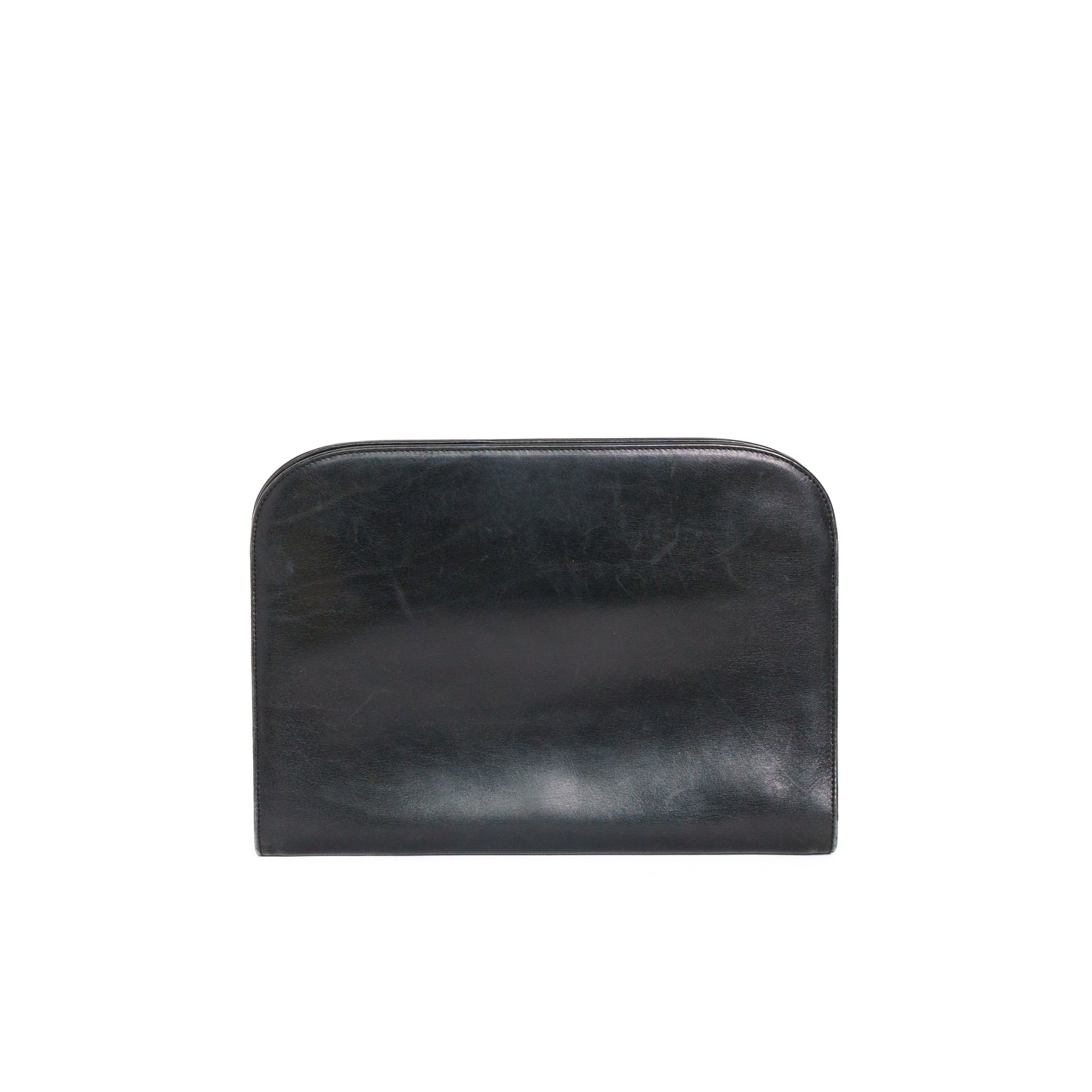 Salvatore Ferragamo Black Vintage Clutch