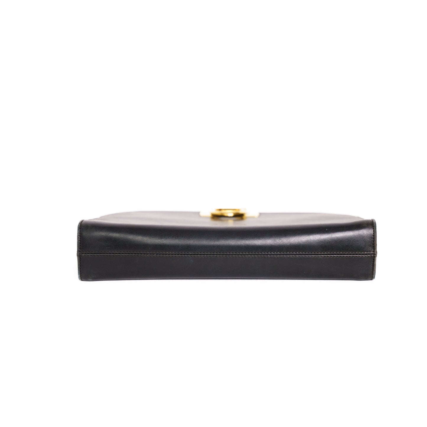 Salvatore Ferragamo Black Vintage Clutch
