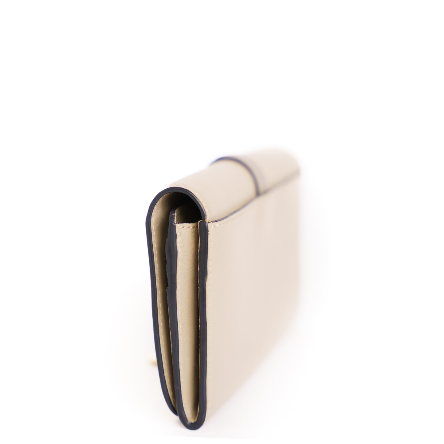 Chloe Alphabet Continental Wallet Purse with Flap Grained Leather 211124B210